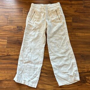 Never worn wide leg linen super soft beach pant